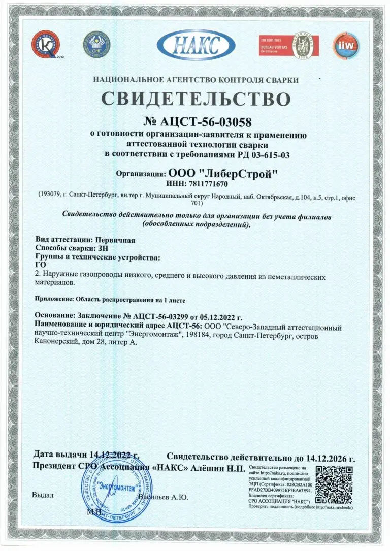 Сертификат 2