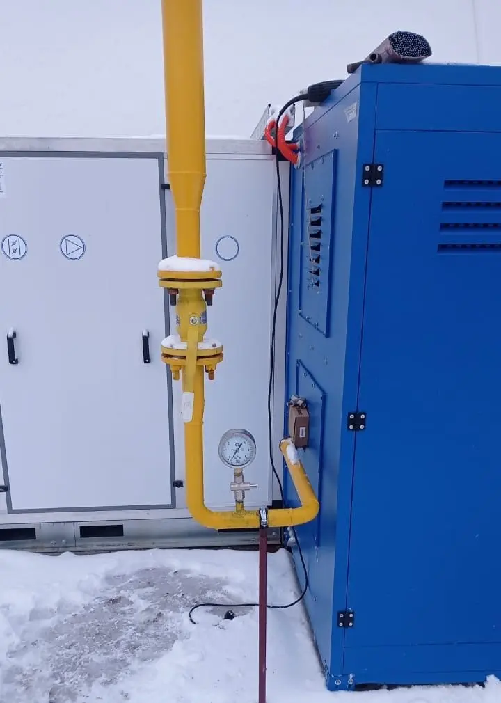 Газоснабжение склада в Лесном, Ленинградская область