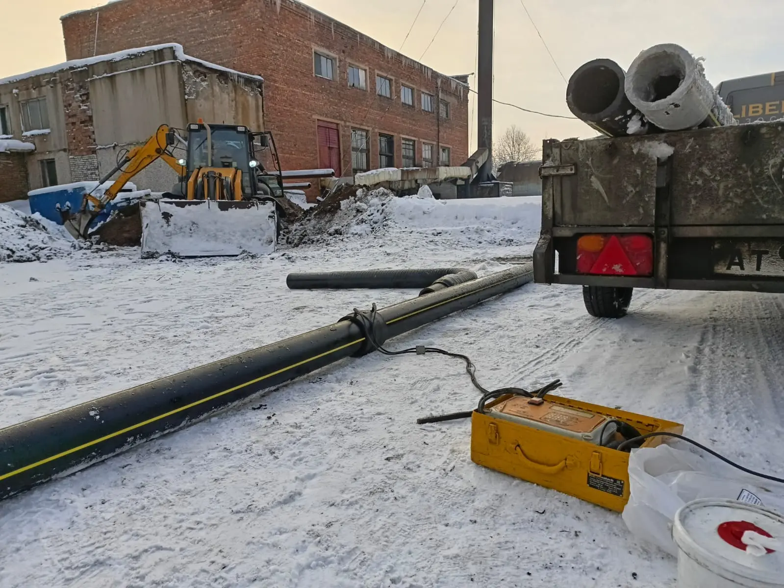 Газоснабжение производства в Селиваново, Ленинградская область