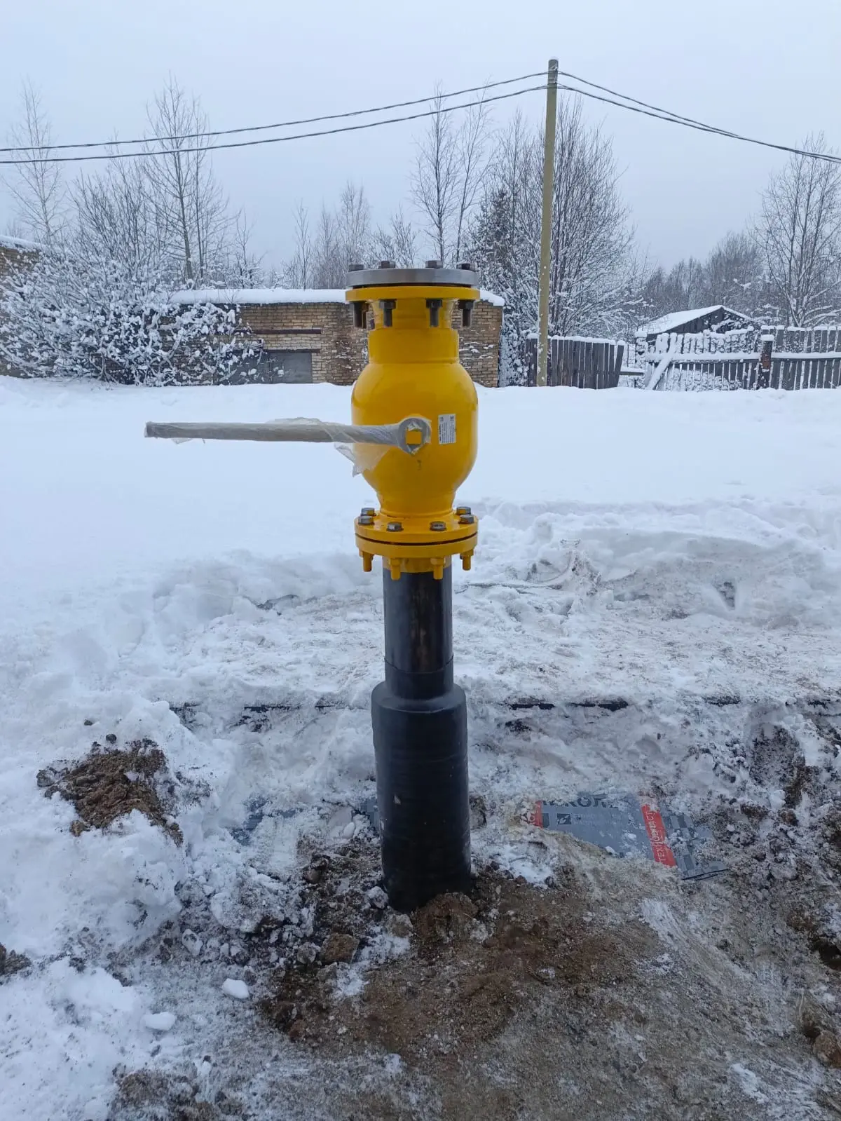 Газоснабжение производства в Запорожском, Ленинградская область