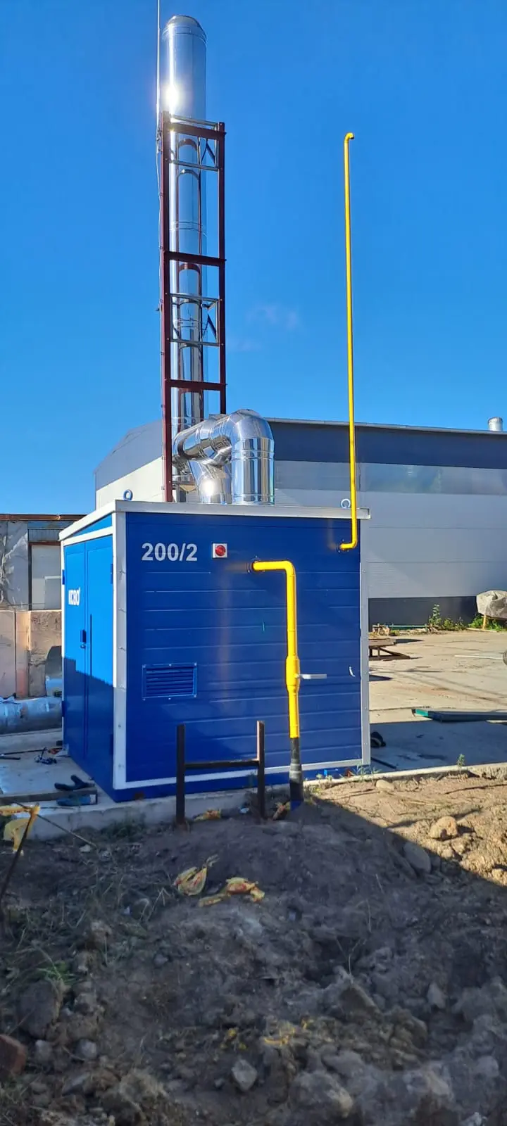 Газоснабжение производства в Аннинском, Ленинградская область