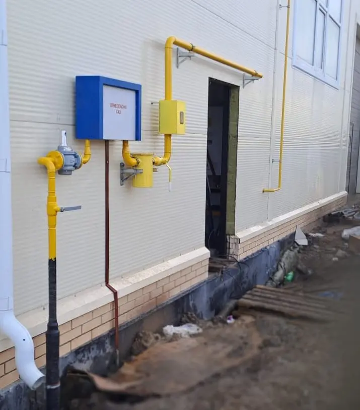 Газоснабжение производства в Шушарах, Ленинградская область