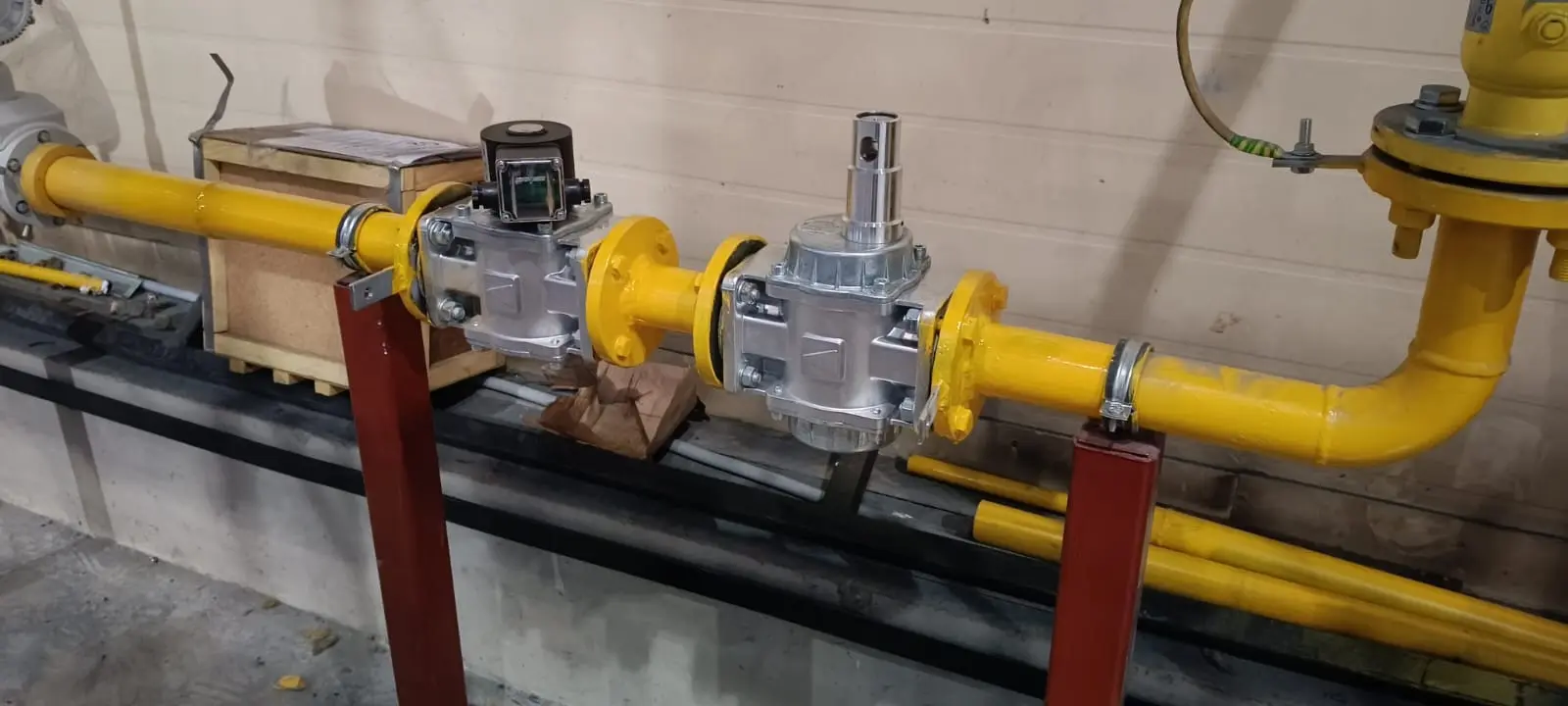 Газоснабжение предприятия в Колпино, Ленинградская область