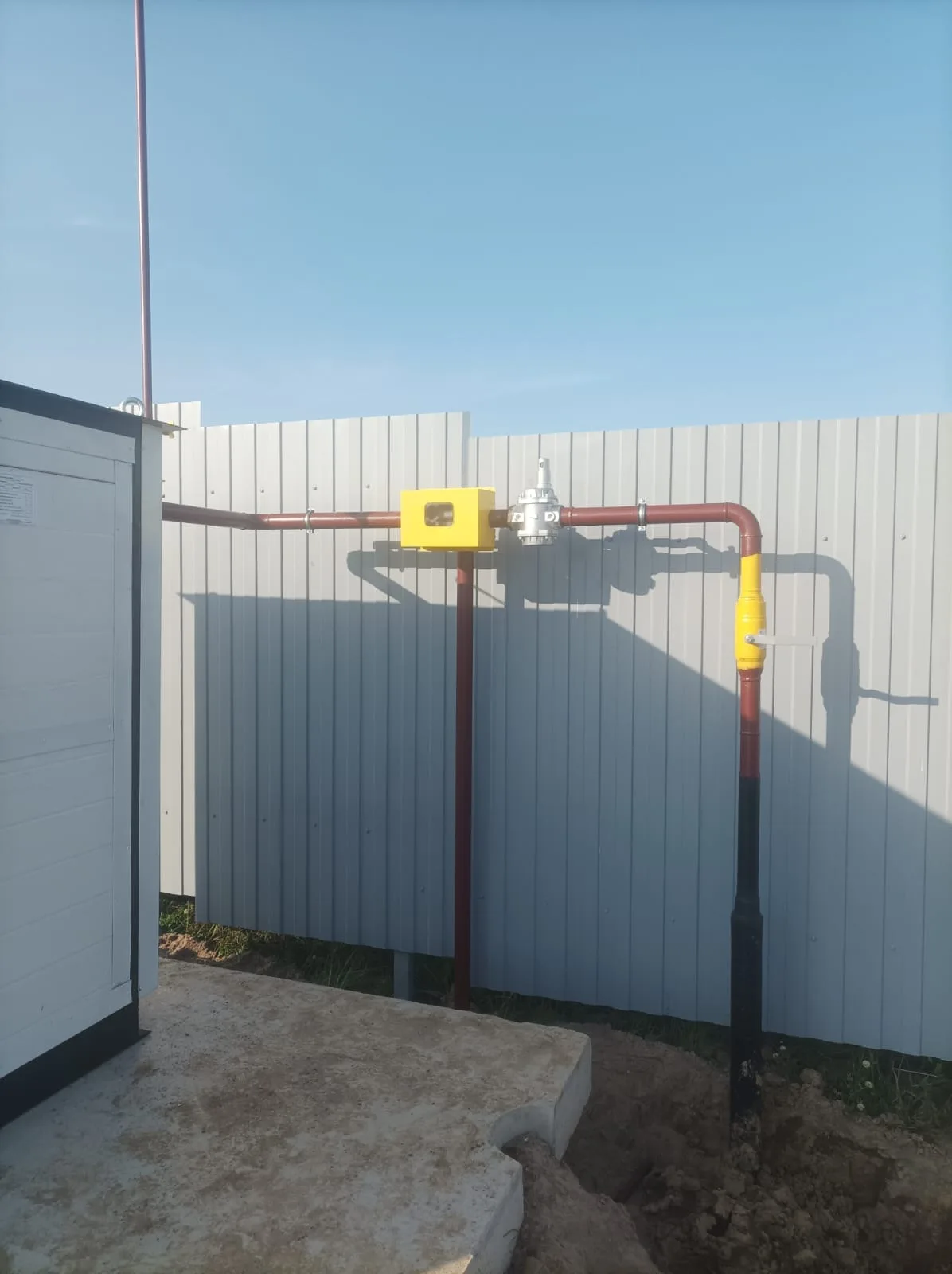 Газоснабжение предприятия в Горбунках, Ленинградская область