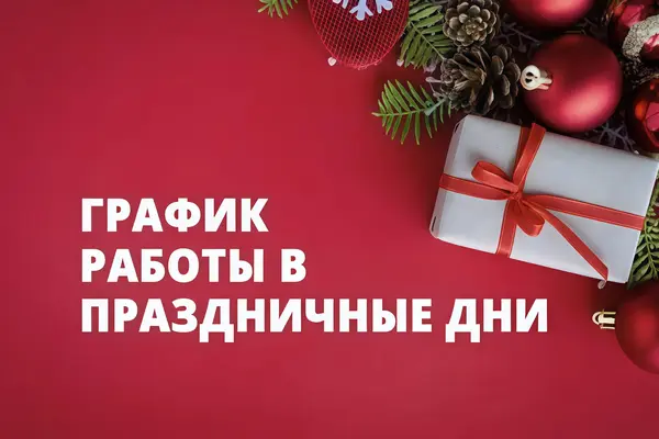 График работы организации в новогодние праздники